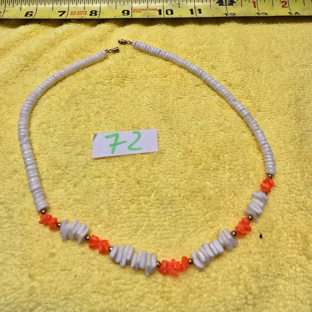 60s Vintage Bead made of Corals and Nacre [72]